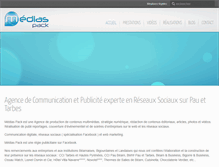 Tablet Screenshot of medias-pack.com